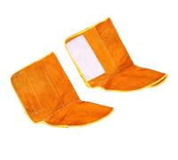 ORFOFE Protector De Pie para Soldar De Cuero Retardante Al Fuego, Resistente Al Desgaste, Cubre Zapatos para Soldadores, Protección Industrial, Uso Prolongado