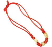 ORFOFE Pulsera Ajustable de Hilo Rojo Trenzado para Mujer Pulsera Dijes de Rata Cuerda Roja para Atraer Buena Suerte y Protección Obsequio San Valentín Aniversario Cumpleaños