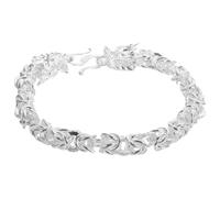 ORFOFE Pulsera de Dragón para Hombre Pulsera Ajustable de Brazalete Vintage para Muñeca para Diario Accesorio para Año Diseño para Hombres y Mujeres Plata