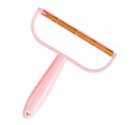 ORFOFE Quitapelusas Manual Para Ropa y Lana 1 Unidad Rosa Portátil Ergonómico Para Viaje Limpieza De Tejidos y Mascotas Quitapelusas Afeitadora Doble Cara Uso Doméstico y Exterior