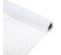 ORFOFE Red de Gasa Jacquard de Color Claro para Manualidades, Diseño Largo y Grande sin Olor, Adecuado para Cortinas y Decoración de Puertas en Habitaciones Infantiles