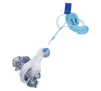 ORFOFE Red de Lance Manual para Pesca Monofilamento sin Anillas Red de Pesca Grande Peso de Acero 240g Malla Pequeña para Evitar Escape de Peces y Plegable Secado Rápido 1 Pieza