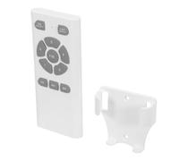 ORFOFE Remote Control for Ceiling Fan and Light, 5-Speeds, Timer Settings 1/4/8 Hours, Light Control, Blanco Plástico, Moderno para Home Office