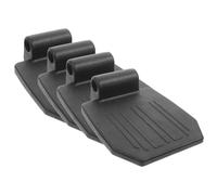 ORFOFE Reposapiés Aplicables para Silla de Ruedas 4 Piezas Estilo Japonés Plataforma Estable y Ergonómica Soporte Resistente y Ajustable sin Distinción Izquierda o Derecha Accesorios