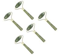 ORFOFE Rodillo para Ojos de Jade Auténtico Herramienta de Belleza Facial para Reducción de Hinchazón Fácil de Usar Durante Actividades Diarias Tamaño Compacto 44X22 Pulgadas