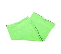 ORFOFE Saco de Dormir Tipo Adultos, Ligero y Portátil, Tejido de Polar Verde, Adecuado para Camping y Senderismo al Aire Libre, Bolsa de Transporte Resistente