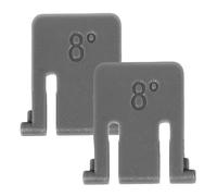 ORFOFE Soporte de Teclado ABS inclinable para Uso Diario en computadora y Escritorio Compatible con Logitech K220 K360 K270 K260 K275 K235 1 par