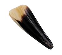 ORFOFE Tabla Raspadora de Guasha Triangular de Cuerno Natural 9-15 Cm, Herramienta de Masaje y Alivio Muscular para Terapia Tradicional China, Portátil y Ergonómica para Uso Personal