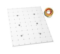 ORFOFE Tablero Magnético para Enseñar Matemáticas Material Didáctico para Preescolar Juguetes para El Aula Tablero Perforado para Manualidades