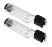 ORFOFE Tapas Protectoras Transparentes para Extremos de Cañas de Pescar de 3,9 M, 2 Piezas, Accesorio Resistente y Sellado, Protector de Varilla para Pesca en Agua Dulce y