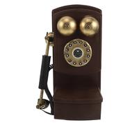 ORFOFE Teléfono Vintage de Disco Montado en Pared 25 Cm Plástico Resistente Decoración Retro para Hogar Oficina Cafetería Accesorio Decorativo Retro Clásico Vintage