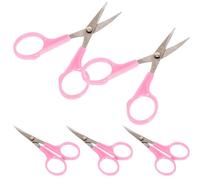ORFOFE Tijeras de Punto de Cruz Curvas para Bordar, 5 Piezas de Acero Inoxidable, Diseño Elegante y Portátil para Costura y Bordado de Alta olor Aleatorio