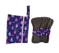 ORFOFE Toallas Sanitarias De Bambú Compresas Menstruales Reutilizables Con Diseño De