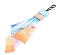 ORFOFE Toallita Limpiadora de Gafas con Llavero Paño de Microfibra Suave y Compacto para Limpiar Gafas de Lectura Pantallas de Teléfono y Cámaras Diseño Portátil y Reutilizable