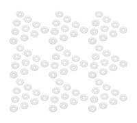 ORFOFE Topes de Silicona Antideslizantes para Pulseras y Collares Cuentas Espaciadoras de Goma 17 MM Grosor X 5 MM Diámetro 100 Unidades para Fabricación y Posicionamiento de