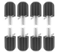 ORFOFE Tornillos de Ajuste M5 para Bicicleta de Montaña Kit de 8 Piezas de Acero Resistente Ajustador de Cable de Freno y Cambio para Microajuste Preciso en Ciclismo Off-Road