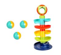 ORFOFE Torre de Bolas Educativa para Bebés Lógica y Coordinación Juguete Montessori para Estimular Creatividad y Habilidades Motoras Regalo Cumpleaños Años