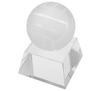 ORFOFE Trofeo de Cristal para Competición de Voleibol, con Base Trapezoidal Transparente, Premio Conmemorativo Deportivo para Eventos y Reconocimientos Atléticos, Decoración Estable