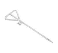 ORFOFE Varilla de Puesta Tierra Galvanizada para Cercos Eléctricos Antenas y Proyectos Exteriores Resistente y Fácil Instalación Estaca de Conexión Segura para Protección Eléctrica