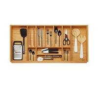 Orga-box 3 BAMBOO Cubertero para 100 cm cajones (473 x 897 mm) con 11 compartimentos inserto de madera para cocinas Nobilia a partir de agosto de 2012