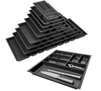 Orga-box 3 Cubertero fondo: 473 x ancho: 491 mm antracita con estructura de lona para cajones de 60 cm p.ej. en cocinas Nobilia a partir del 08.2012.