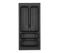 Orga-box Cubertero VIII 211 x 480 mm gris lava con estructura perlada para armarios de 30 cm en cajones de cocina Häcker