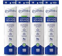 ORGAMETICS Cotton Rounds, 100% algodón turco natural premium removedor de maquillaje y limpieza facial almohadillas redondas de algodón, sin pelusas, hipoalergénico y ultra suave, 2.25 pulgadas de