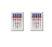 Organ Agujas para máquina de coser, todos los tipos 130/705 H (elástico, grosor 75)