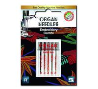 Organ Needles 5118000BL Agujas en blíster, Oro/Plata/Negro, talla única
