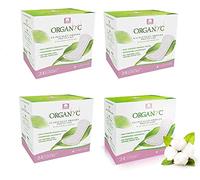 Organ(y)c, Pocket Tampons, Certified Organic Cotton - 4 packs x 16 Tampons (Total 64 units) (Packaging may vary)