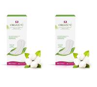 Organ(y) c, Salvaslip de Algodón Certificado 100% Biológico para Sangrado Ligero - 1 paquete x 20 unidades (Paquete de 2)