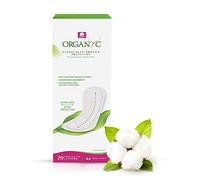 Organ(y)c, Salvaslip de Algodón Certificado 100% Biológico para Sangrado Ligero - 1 paquete x 20 unidades