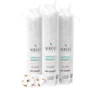Organic Cotton Rounds Compatible with Makeup Products, Eye Makeup Remover Pads and Baby Wipes, Small, 300 Count - Noleo