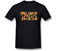 Organic Fashion The Byrds Unisex 100% Cotton Short-Sleeve T-Shirts Black XL