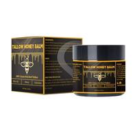 Organic Grass-Fed Beef Tallow Balm With Raw Honey-Moisturizing Cream For Soft, Smooth Skin-Handmade All-Natural Moisturizer Organic Beef Tallow For Skin.Free Of Harsh Chemicals.60g