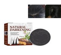 Organic Grey Reverse Shampoo Bar, Darkening Shampoo Bar, 100% Natural Organic Conditioner And Repair Care, Essence Hair Darkening Shampoo Soap For Repair Hair,Volumizing & Anti Hair Loss (1 Pcs)