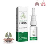 Organic Herbal Lung Cleanse Repair Spray,Organic Herbal Lung Cleanse Repair Spray Nasal,Limpieza y Desintoxicación Pulmonar de Acción Rápida,Alivia la Congestión Nasal (1pcs)