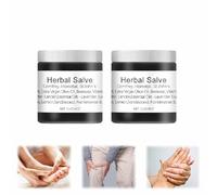 Organic Herbal Salve 4oz,Comfrey Organic Herbal Salve Cream Ointment,Natural Organic Joint Cream,Joint Care Herbal Salve,Knee Pain Relief Soothing Balm,Improves Mobility Reduces Swelling (2pcs)