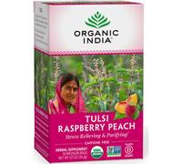 Organic India Tulsi Raspberry Peach 18 uds