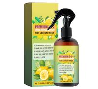 Organic Liquid Fertilizer, 100ml Lemon Tree Leaves Growing Spray, Concentrated Booster Fertilizer Mist for All Citrus and Lemon Trees, Natural Plant Nutrient Solution for Healthy Growth, 4.9x15.8cm