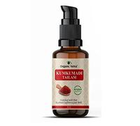 Organic Netra - Kumkumadi Tailam Ayurvédico, Aceite Facial para Piel Brillante Enriquecido con Azafrán Puro de Cachemira y Leche de Cabra Reduce la Pigmentación y Difumina las Manchas Oscuras, 30ml