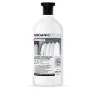 Organic People - Detergente Líquido para Ropa Blanca Nenúfar y Arroz Japonés - 1 L - Pack de 2 (Total 2 L)