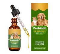 Organic Pet Drops - Nutritional Supplements for Dogs and Cats | 60ml with Natural Formula, Supports Internal Balance, Promotes Proper Development, Relieves Itchy Skin, Suitable for Puppiesa