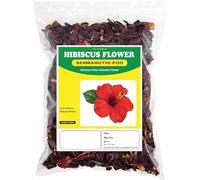 Organic Raw Hibiscus Flower 50Gm | Dry Hibiscus Flower | Hibiscus Rosa Sinensis for Hair Care & Face Pack | Gudhal Ka Phool for Hair Growth | Skin Care