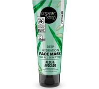 Organic Shop Aloe & Avocado Deep Hydration Face Mask 75ml