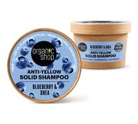 Organic Shop Anti-Yellow Solid Shampoo Blueberry Shea 60 g