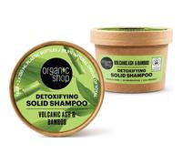 Organic Shop Detoxifying Solid Shampoo Volcanic Ash Bamboo 60g