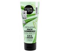 Organic Shop Exfoliante Facial Aloe y Aguacate 75 ml