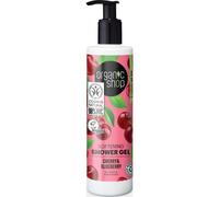 GEL DE DUCHA SUAVIZANTE «CEREZA Y ARÁNDANO AZUL» DE ORGANIC SHOP, 280 ML