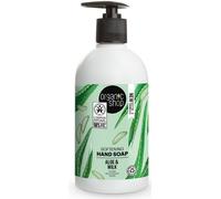Organic Shop Jabón de Manos Suavizante Aloe y Leche 500 ml